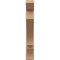 Ekena Millwork 7 1/2-in W x 46-in D x 46-in H Balboa Slat Rough Cedar Woodgrain TimberThane Outlooker, Primed Tan OUTUR075X46X46BOA24RCPR - alternate 2